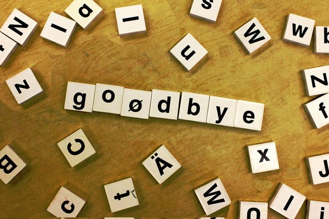 how to break up - goodbye