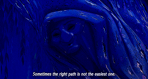 sometimes the right path is not the easiest one