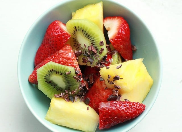 raw food, nutrition, food, health, strawberry, strawberries, fruit, fruit salad, cocoa