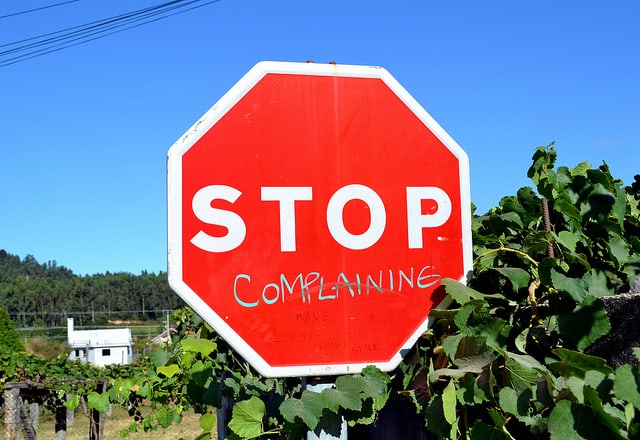 stop complaining